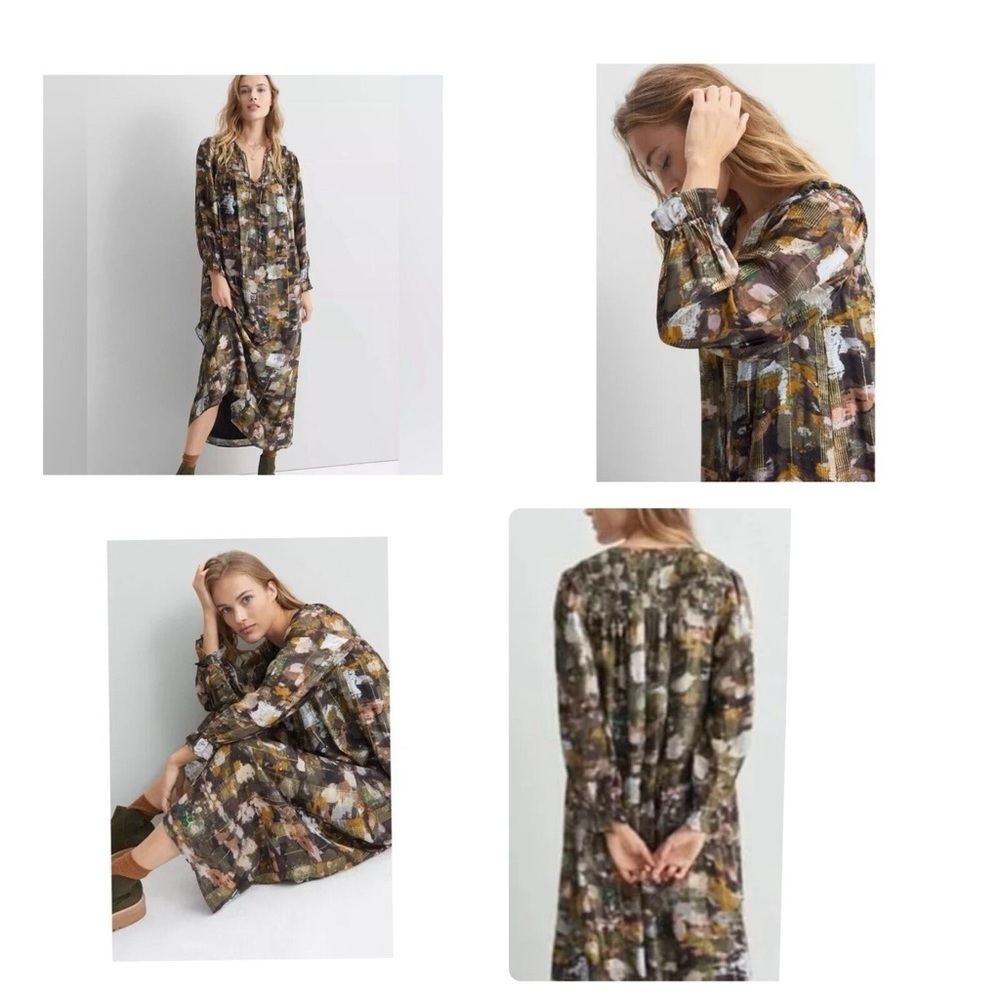Anthropologie Multicolor Maxi Dress